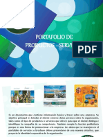 Portafolio Productos y Servicios