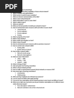 Network Questions