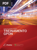 Certificações Parks - Treinamento GPON - 4 Edição Revisão 7