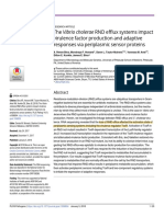 The Vibrio Cholerae RND Efflux Systems Impact