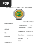 Cloud Computing Assignment-1