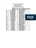 Al Hidayah - JADWAL BILAL TERAWIH