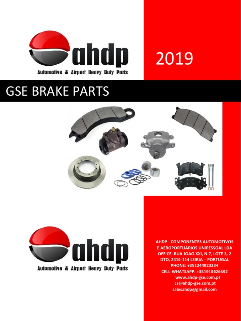 Ahdp Gse Brake Pad Brake Disc Cat | PDF | Brake | Vehicles