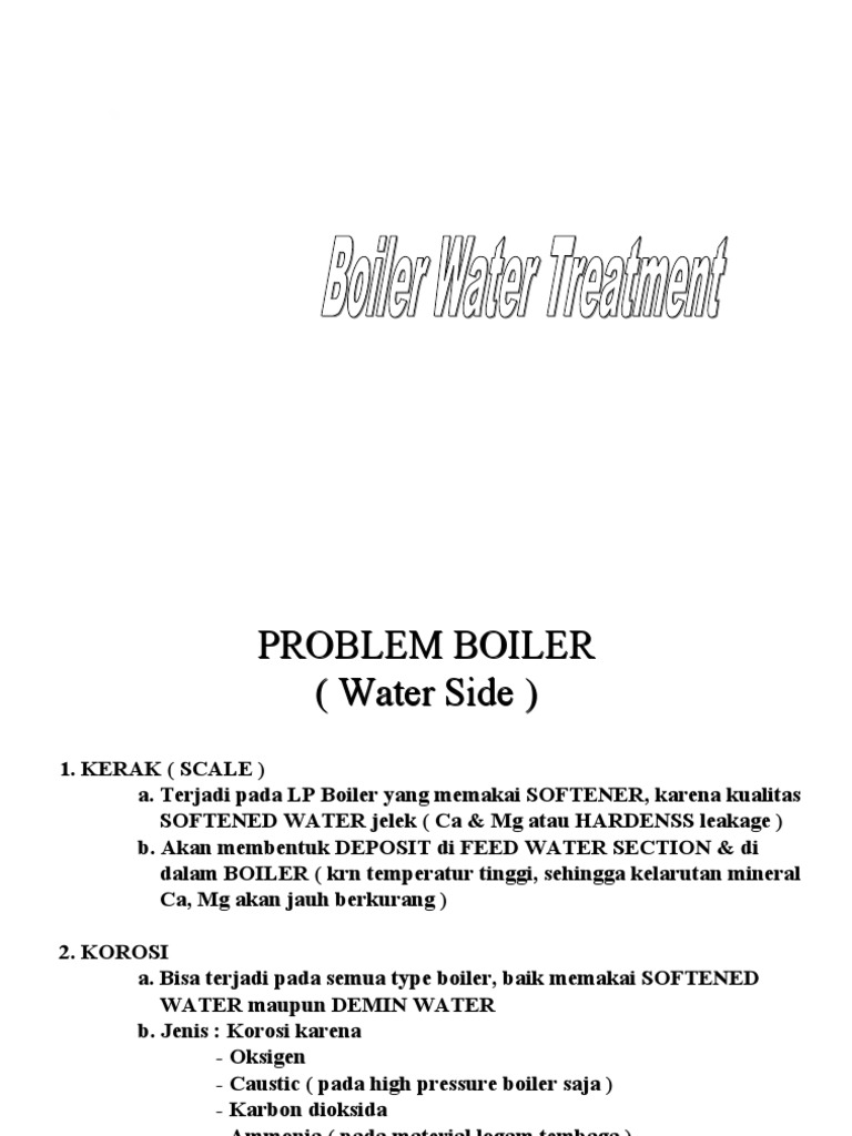 Boiler Water Treatment PDF