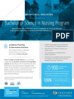 Bachelor of Science in Nursing Program: E Xperience Re Al Education