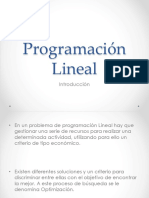 Clase 2 - Programación Lineal