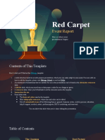 Red Carpet Event Report by Slidesgo