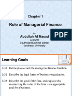 CH 1 Role of Managerial Finance