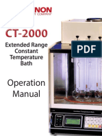 Extended Range Constant Temperature Bath: Operation Manual