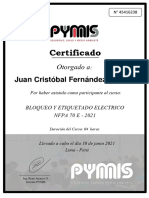Certificado Pymis - Lototo - 45416238