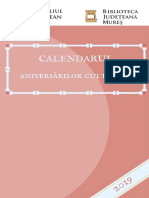 Calendar Aniversari 2019