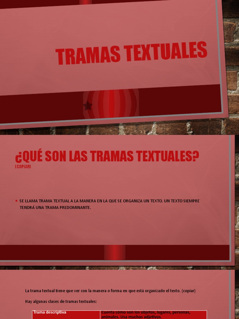 Tipos de Tramas Textuales y Funciones | PDF | Agua | Internet