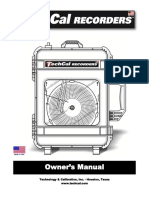 Tech Cal Recorder Owners Manual Rev1