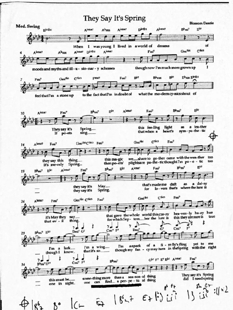 They Say Its Spring | PDF