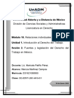 Universidad Abierta y A Distancia de México: División de Ciencias Sociales y Administrativas Licenciatura en Derecho