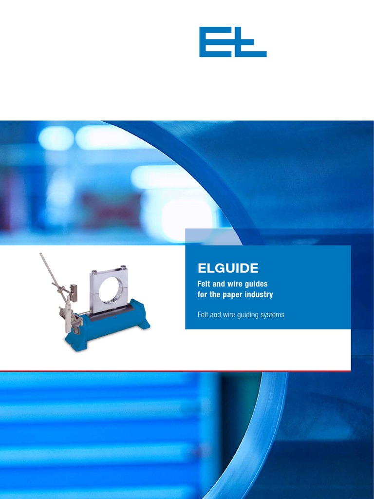 E+L ELGUIDE Manual for Paper Industry | PDF | Valve | Sensor