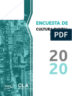 Reporte Cultura Digital 2020
