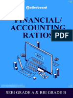 Financial/ Accounting Ratios: Sebi Grade A & Rbi Grade B
