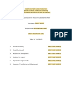 Trade Industry Project Summary Report