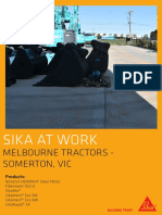 Sika at Work: Melbourne Tractors - Somerton, Vic
