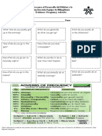 Centro para El Desarrollo Del Hábitat y La Construcción Equipo de Bilingüismo Evidence: Frequency Adverbs - Date