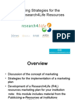 Marketing Strategies For The Use of Research4Life Resources