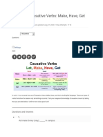 2.9 Using Causative Verbs: Make, Have, Get (Quiz) : 15 Questions