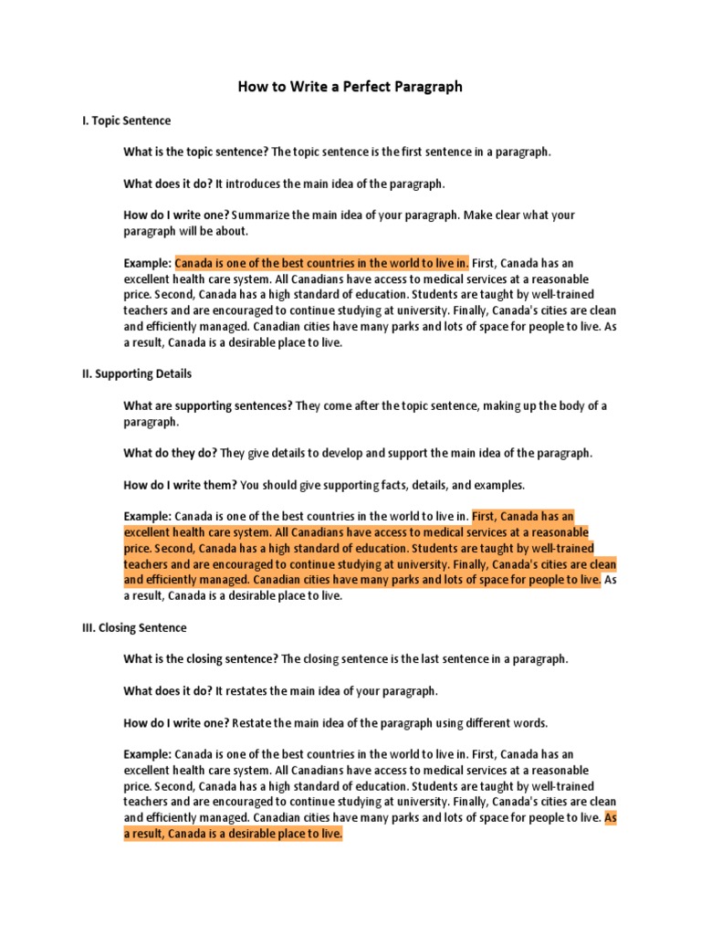 Auerbach Handout Paragraph Writing Examples  PDF  Paragraph