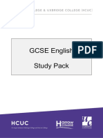 GCSE English Study Pack