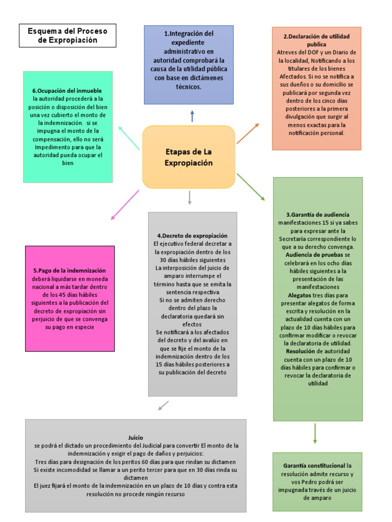 Esquema del Proceso de Expropiación | PDF | Dominio eminente | Ley común