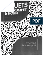Frackenpohl Horn and Trumpet Duets