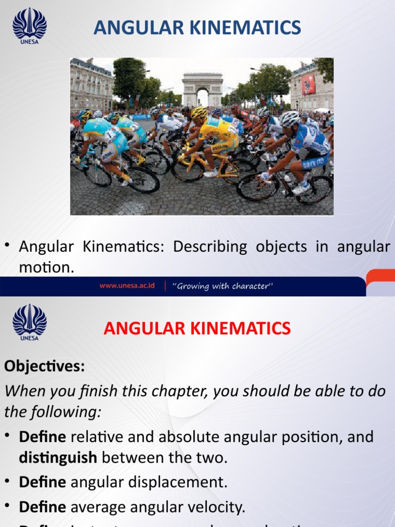 Angular Kinematics Overview | PDF | Acceleration | Angle