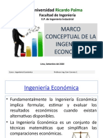 Sesion Nro 1 - Marco Conceptual de La Ingenierìa Econòmica