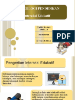 Psikologi Pendidikan Interaksi Edukatif