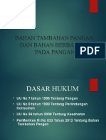 Bahan Tambahan Pangan Dan Bahan Berbahaya Pada Pangan