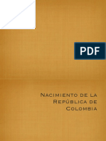 Nacimiento de Colombia