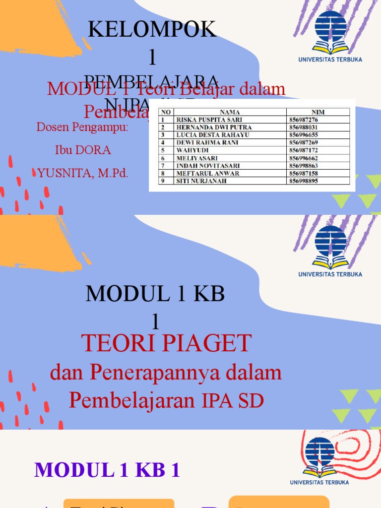KEL.1 MODUL 1 - PEMB IPA Di SD | PDF