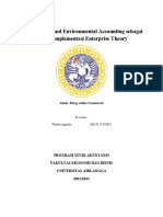 Implementasi Enterprise Theory dalam Social and Environmental Accounting