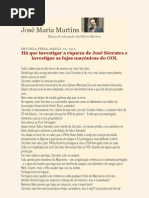 Enriquecimento Ilícito de José Sócrates