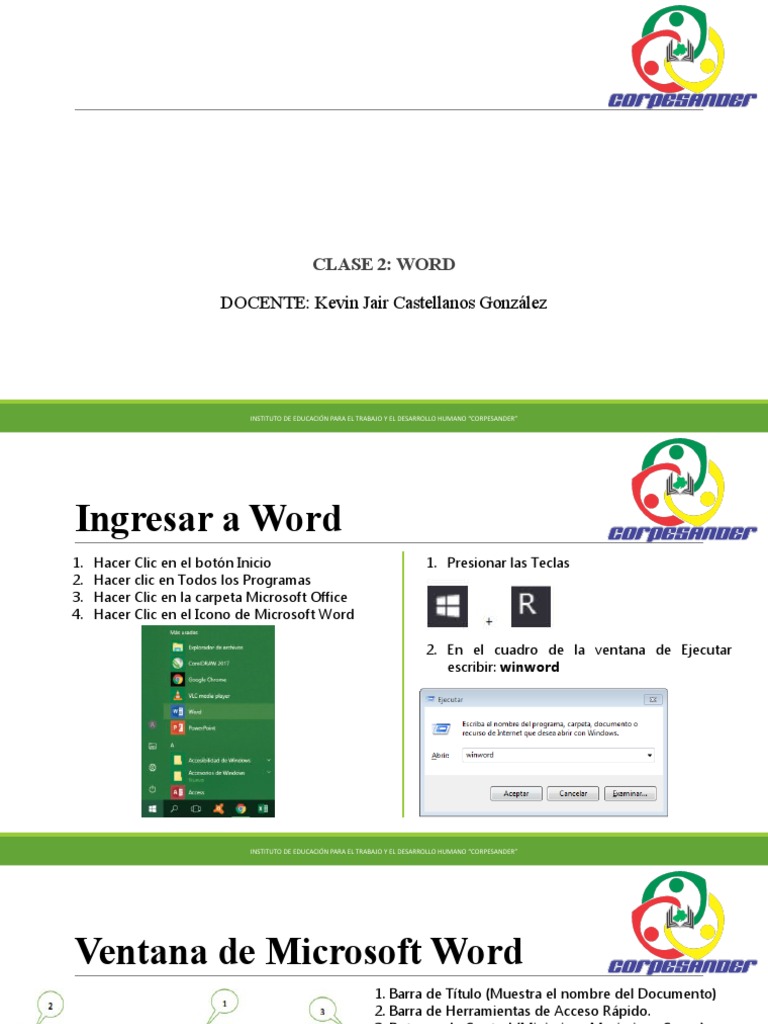 Guía Completa de Microsoft Word | PDF | Ventana (informática) | Software