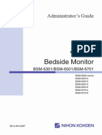 Nihon Kohden BSM-6301-6501-6701 Bedside Monitor - Administrator Manual