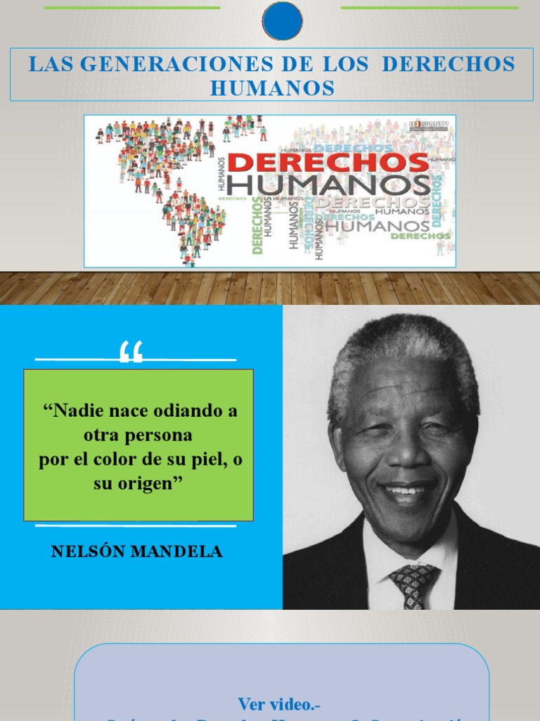 Las 4 Generaciones de Los Derechos Humanos. | PDF | Derechos humanos ...