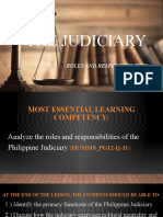 The Philippine Judiciary: Roles and Responsibilities