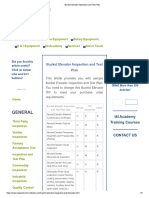 Document Inspection and Test Plan