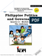Philippine Politics and Governance: Quarter 2 - Module 11: The Judiciary