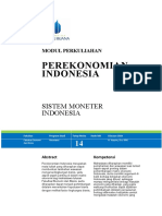 Pertemuan Ke-14 Modul Perekonomian Indonesia
