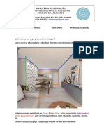 Revisão de elementos geométricos em Desenho