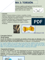 Tema 3. Esfuerzo Cortante Por Torsión. (Clase) .