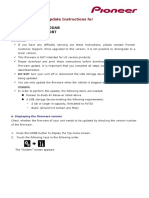 Avh-Z9100bt Dab FW Update Instruction Ver102