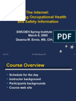 The Internet: Accessing Occupational Health and Safety Information